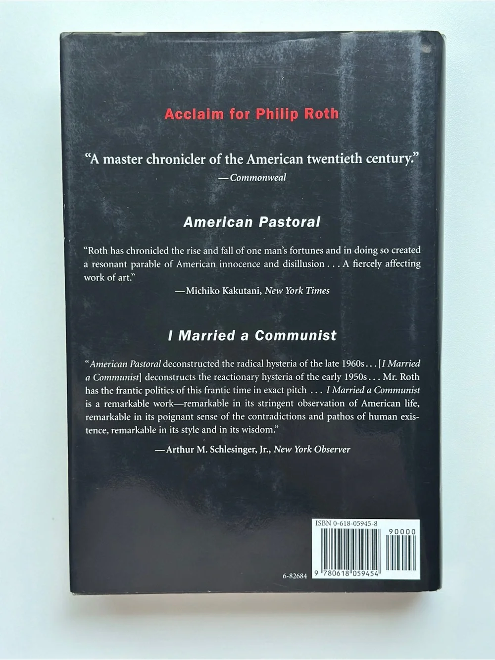 The Human Stain by Philip Roth | Psychological Fiction | Hardcover Book